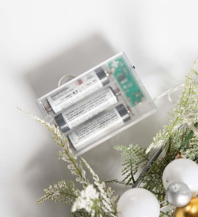 majatarbed 820L1700 valgustatud pühaderõngapärg pudeliharjapuudega Plow & Hearth