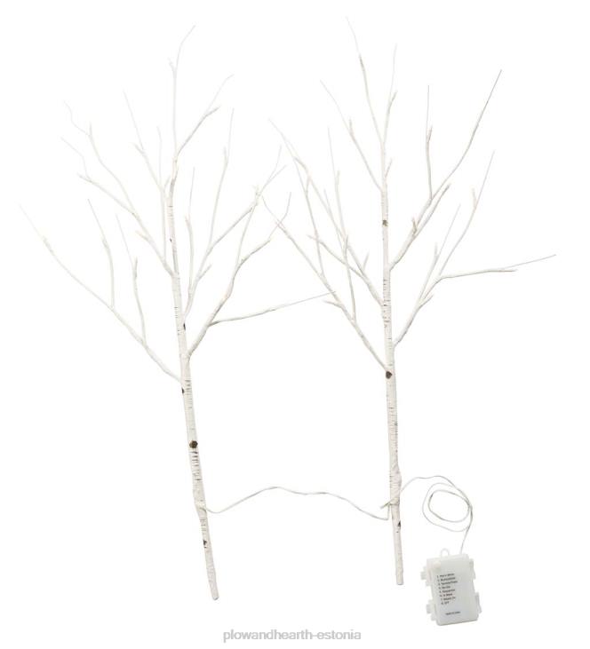 majatarbed 820L1702 kaseoksaoksad kahefunktsiooniliste tuledega, komplektis 2 Plow & Hearth