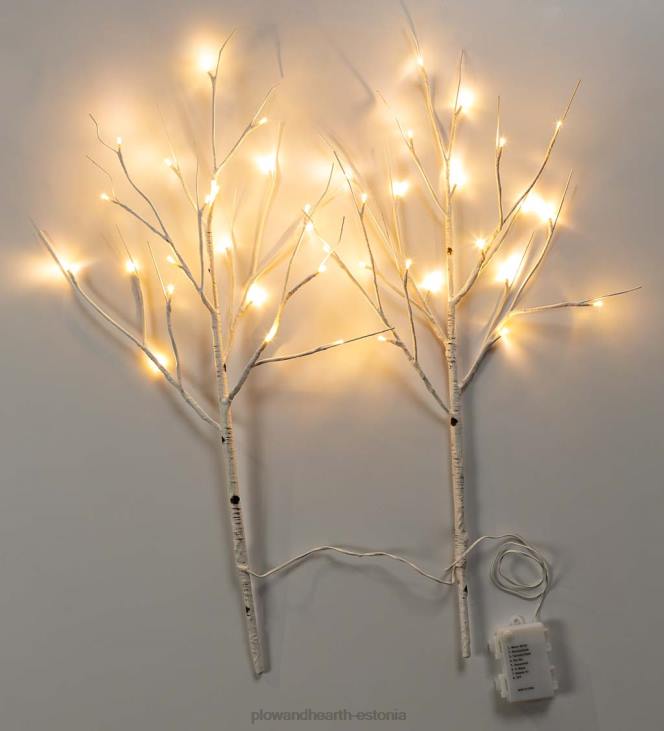 majatarbed 820L1702 kaseoksaoksad kahefunktsiooniliste tuledega, komplektis 2 Plow & Hearth