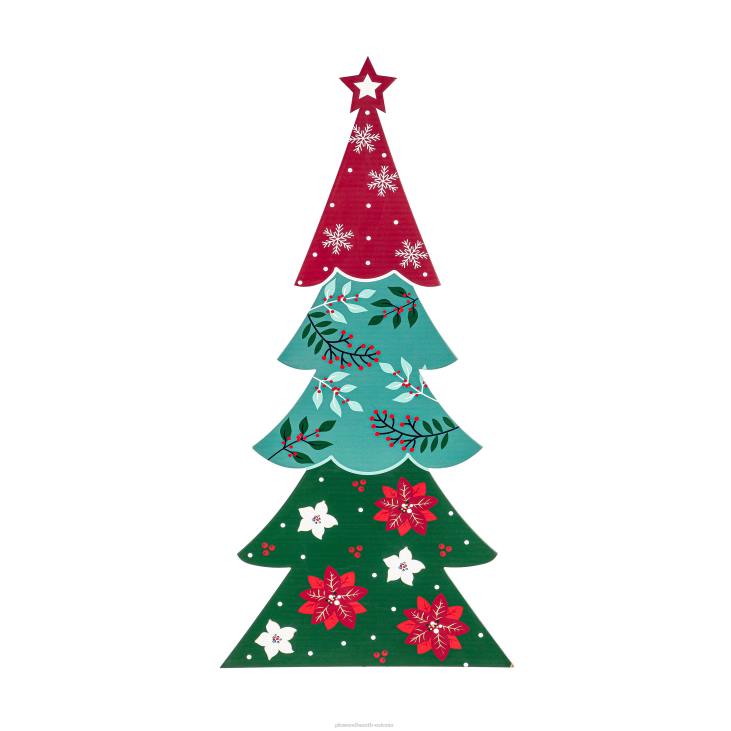 majatarbed 820L1718 puidust põhjamaised pühadepuud, komplektis 3 Plow & Hearth