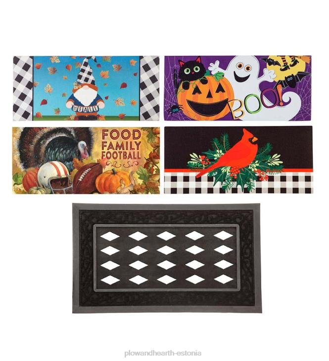 majatarbed 820L1737 kapriisne sügis- ja pühademattide komplekt Plow & Hearth