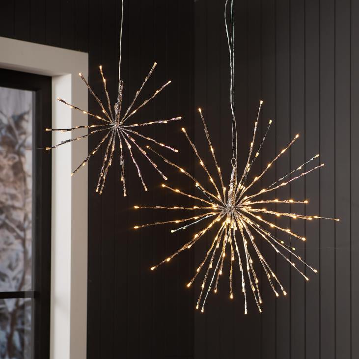 majatarbed 820L1684 sise-/välivalgustusega tähepursked Plow & Hearth