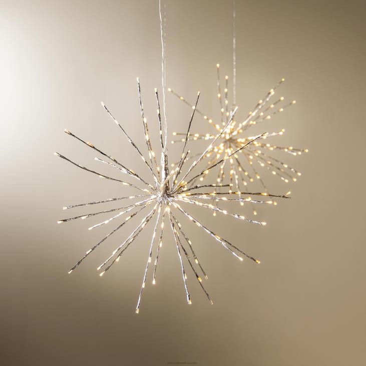 majatarbed 820L1684 sise-/välivalgustusega tähepursked Plow & Hearth