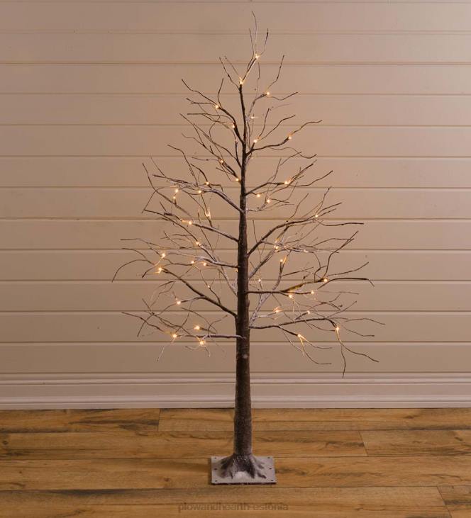 majatarbed 820L1689 sise/väljas lumine valgustatud puu Plow & Hearth