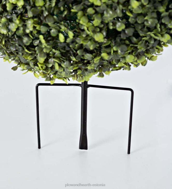 majatarbed 820L1691 valgustatud pukspuust linnutopiaar Plow & Hearth