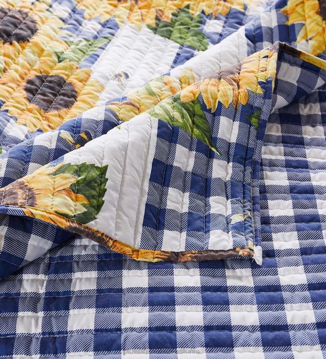 majatarbed 820L2677 päevalilleväljade tepitud voodipesukomplekt, Plow & Hearth