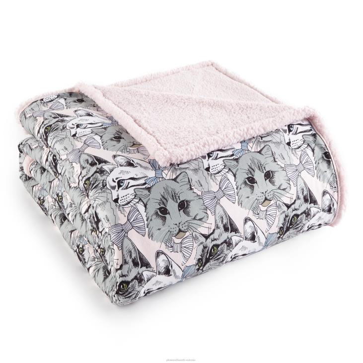 majatarbed 820L2687 ümberpööratava mustriga mikro flanellist šerpatekk - marjalapp pleed - kuningas Plow & Hearth