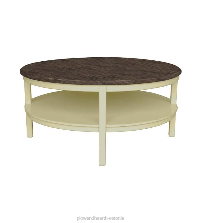 mööbel 820L2112 laurel ridge talumaja kollektsioon Holden ümarlaud - kakao Plow & Hearth