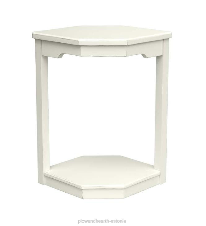 mööbel 820L2116 laurel ridge farmhouse collection holden hex table - hall/kakao Plow & Hearth