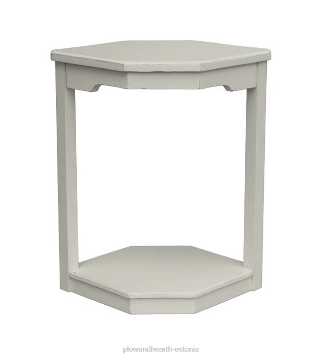 mööbel 820L2116 laurel ridge farmhouse collection holden hex table - hall/kakao Plow & Hearth