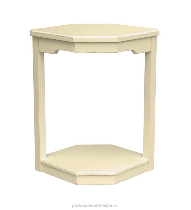 mööbel 820L2116 laurel ridge farmhouse collection holden hex table - hall/kakao Plow & Hearth