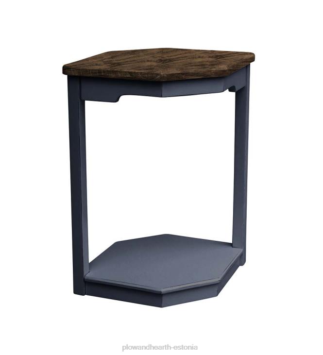 mööbel 820L2116 laurel ridge farmhouse collection holden hex table - hall/kakao Plow & Hearth