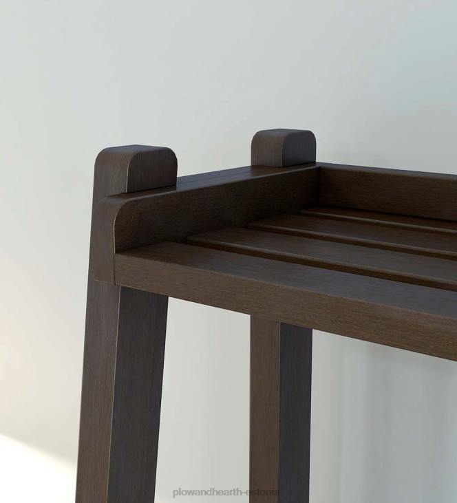 mööbel 820L2119 talumaja 4-korruseline puidust kaldus redelriiul - valge Plow & Hearth