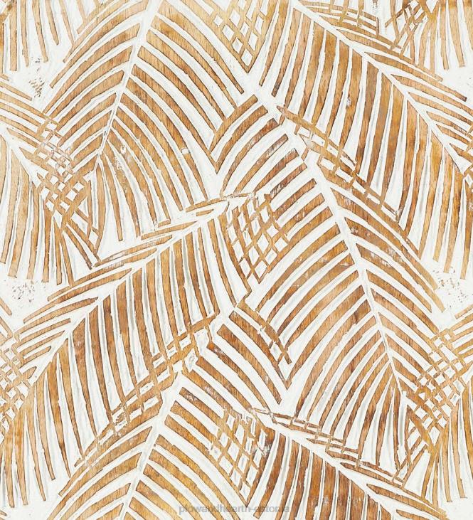 mööbel 820L2133 kahe paneeli valge pestud troopiline seinakunst Plow & Hearth