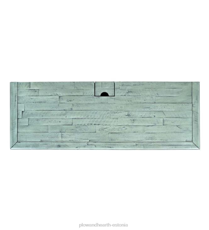 mööbel 820L2121 chelsea elektrijaama laud USB-portide ja pistikupesadega - scrimshaw valgendus Plow & Hearth