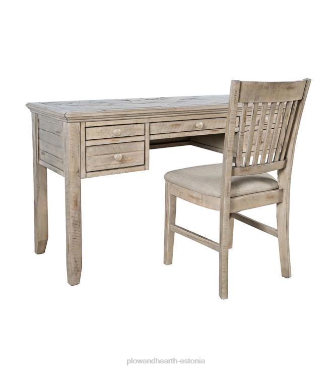 mööbel 820L2121 chelsea elektrijaama laud USB-portide ja pistikupesadega - scrimshaw valgendus Plow & Hearth