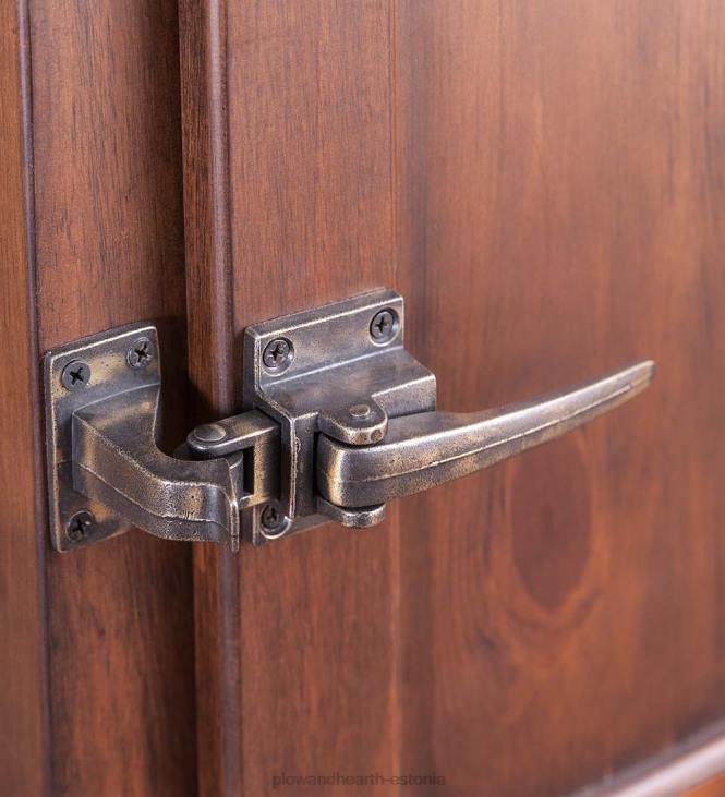 mööbel 820L1976 portlandi jääkasti puidust hoiustamislaud koopia riistvaraga - pähkel Plow & Hearth