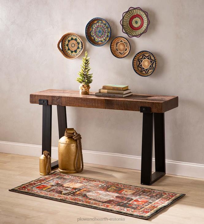 mööbel 820L1978 richland taaskasutatud puidust sise-/väliskonsoollaud Plow & Hearth