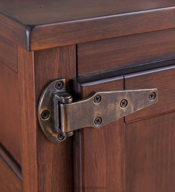 mööbel 820L1979 portlandi jääkasti puidust konsoollaud koopia riistvaraga - pähkel Plow & Hearth