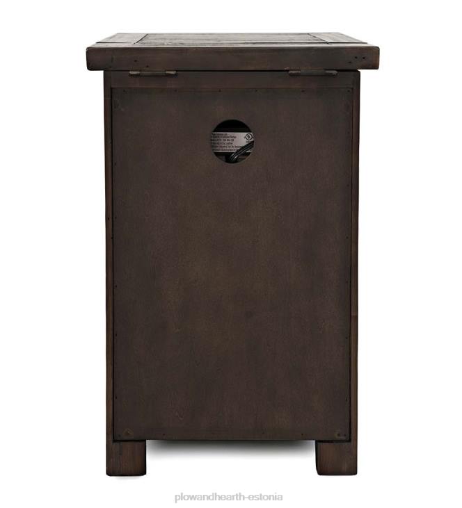 mööbel 820L1988 Cape charles taaskasutatud barnwood elektrijaama külglaud USB-portidega - barnwood Plow & Hearth