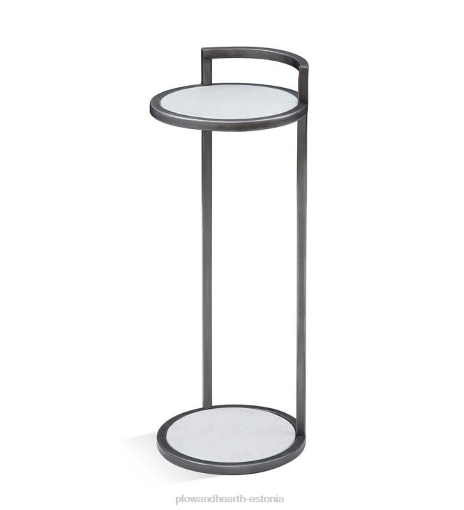 mööbel 820L1999 marmorist martinilaud - kuldne Plow & Hearth