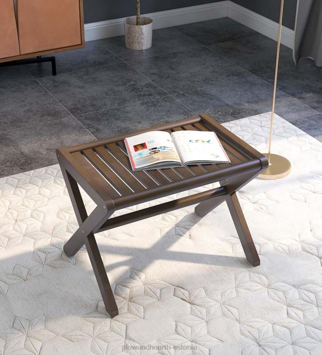 mööbel 820L2003 kaasaegne talumaja puidust taburet/pink - espresso Plow & Hearth