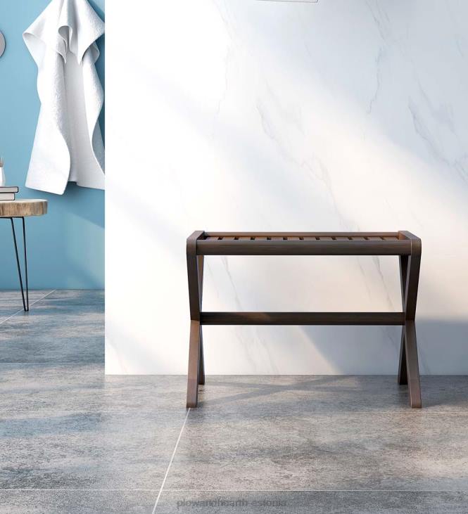 mööbel 820L2003 kaasaegne talumaja puidust taburet/pink - espresso Plow & Hearth