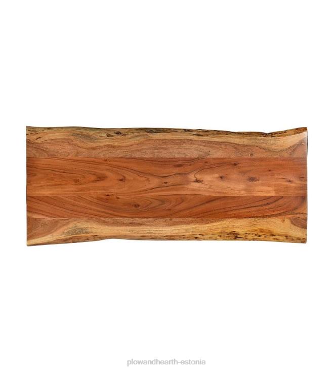 mööbel 820L2011 live serv akaatsiapuidust pink/laud juuksenõeliste jalgadega - must Plow & Hearth