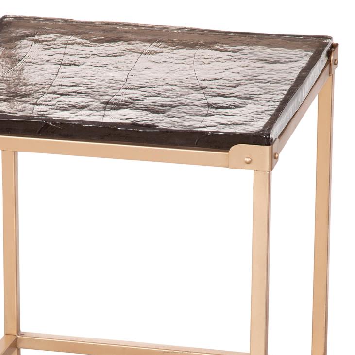 mööbel 820L2013 melissa valatud klaasist otsalaud Plow & Hearth