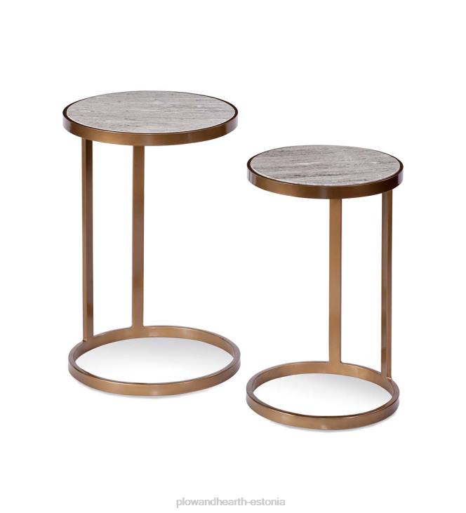 mööbel 820L2016 kaasaegne betoonist pesalauakomplekt - kuldne Plow & Hearth