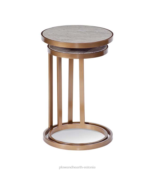 mööbel 820L2016 kaasaegne betoonist pesalauakomplekt - kuldne Plow & Hearth