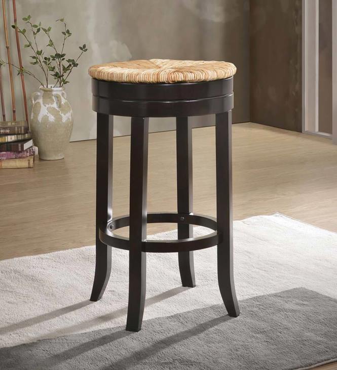 mööbel 820L2045 30 ringis pöörlev baaripukk - antiikmust Plow & Hearth