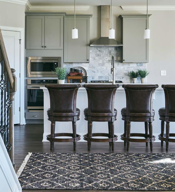 mööbel 820L2048 chapman kõrge seljaga pööratav istme baar ja letitaburetid Plow & Hearth