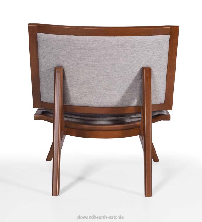 mööbel 820L2026 Kate puidust ja polsterdatud aktsenttool - merevärvi Plow & Hearth