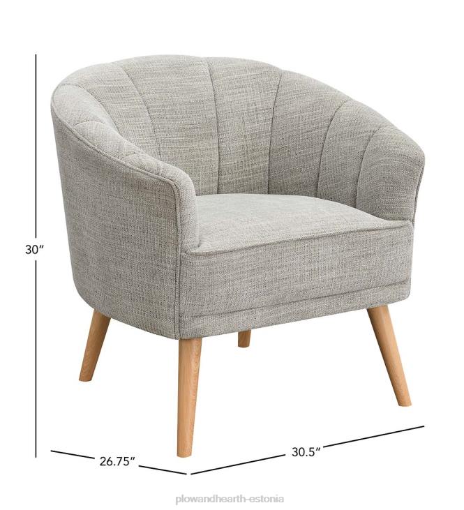 mööbel 820L2028 vera šenill aktsenttool - kivi Plow & Hearth