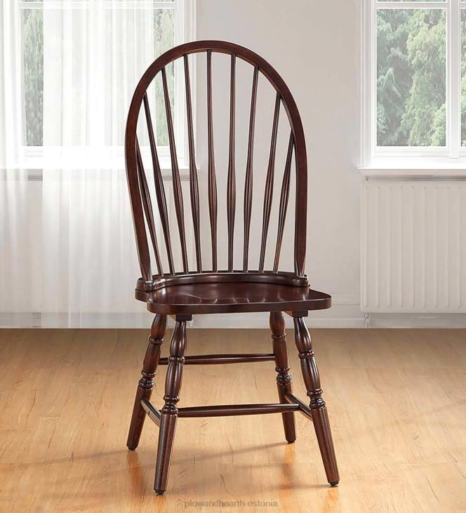 mööbel 820L2034 traditsiooniline lehtpuidust windsor seljatool - espresso Plow & Hearth