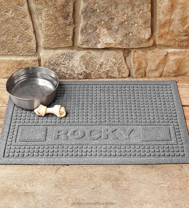 vaibad ja matid 820L1299 isikupärastatud vesihog squares lemmiklooma uksematt Plow & Hearth