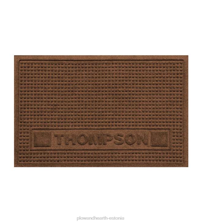 vaibad ja matid 820L1299 isikupärastatud vesihog squares lemmiklooma uksematt Plow & Hearth