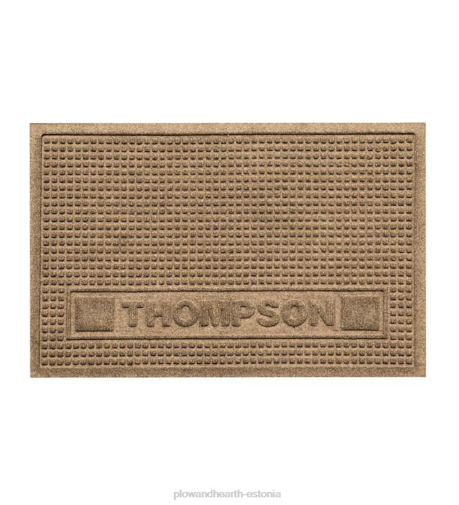vaibad ja matid 820L1299 isikupärastatud vesihog squares lemmiklooma uksematt Plow & Hearth