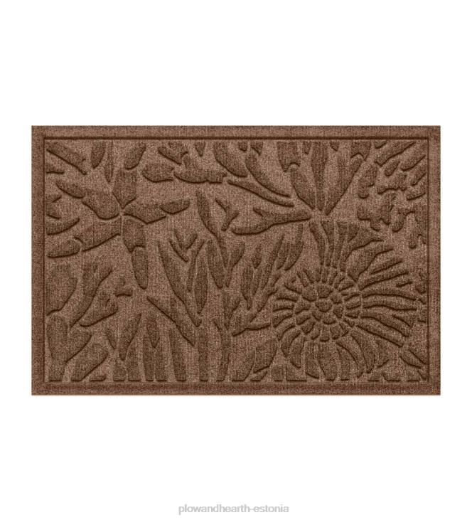 vaibad ja matid 820L1345 vesihog sise-/väljas sealife uksematt, 2' x 3' - pruun Plow & Hearth