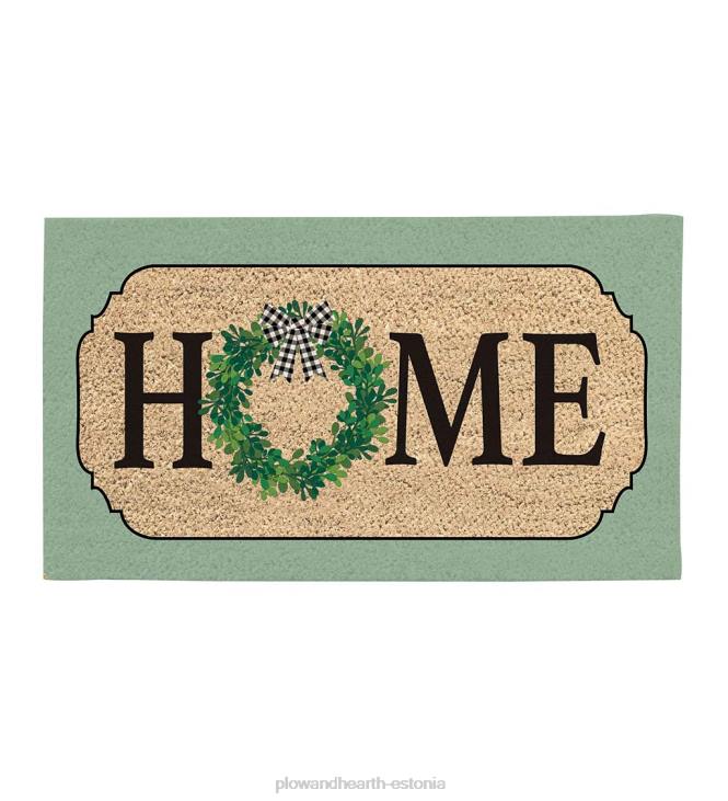 vaibad ja matid 820L1366 talu kodu pärg kookoskiust uksematt Plow & Hearth