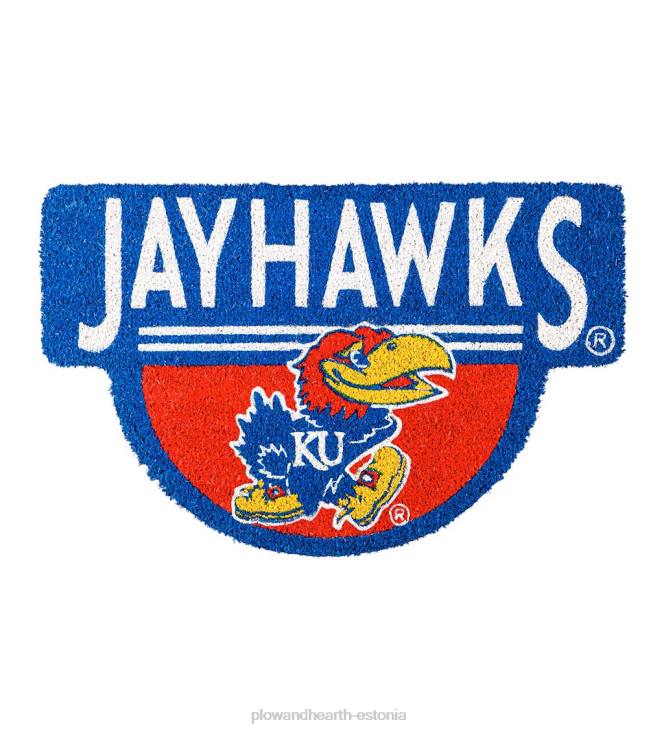 vaibad ja matid 820L1496 ncaa meeskonnakujuline kookoskiust uksematt - kastanpruunid tiigrid Plow & Hearth