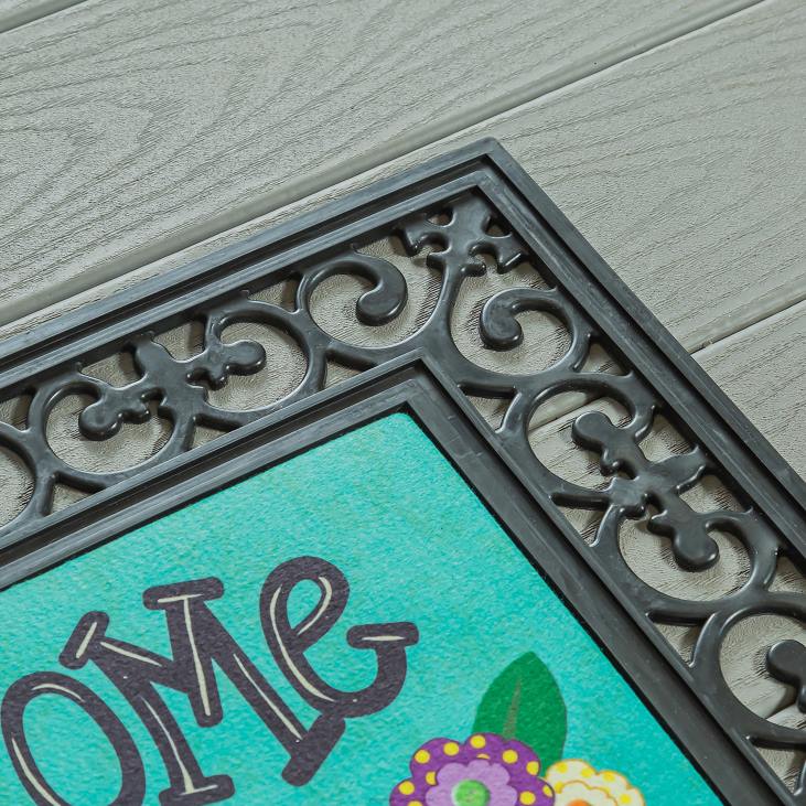 vaibad ja matid 820L1535 sise-/välitingimustes fleur keritav sassafras matt Plow & Hearth