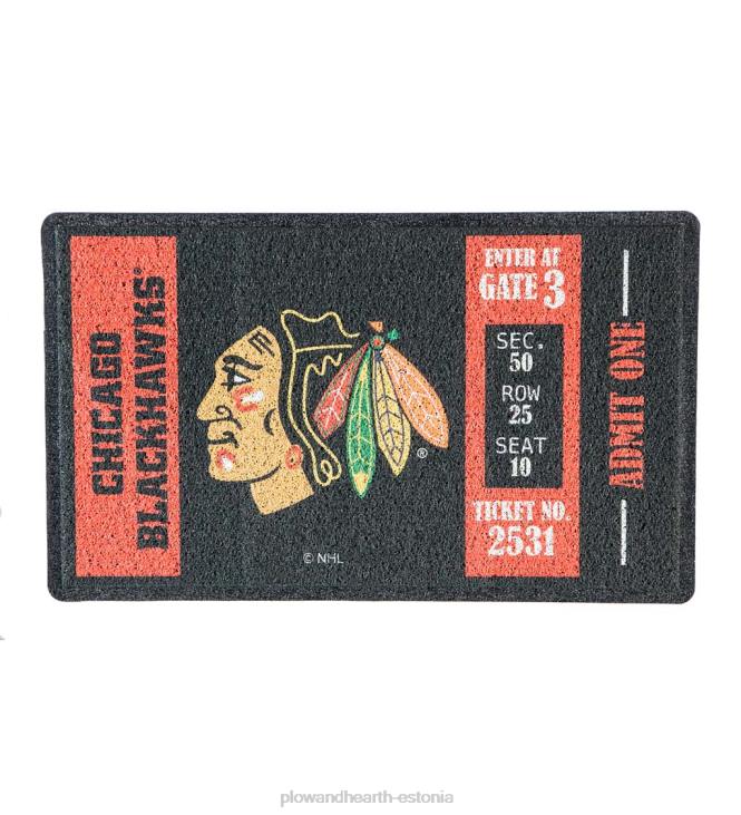 vaibad ja matid 820L1567 meeskondlik muru matt - blackhawks Plow & Hearth