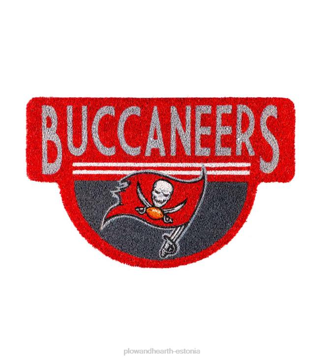 vaibad ja matid 820L1589 nfl-kujuline kookoskiust uksematt - buccaneers Plow & Hearth