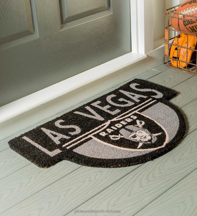 vaibad ja matid 820L1589 nfl-kujuline kookoskiust uksematt - buccaneers Plow & Hearth