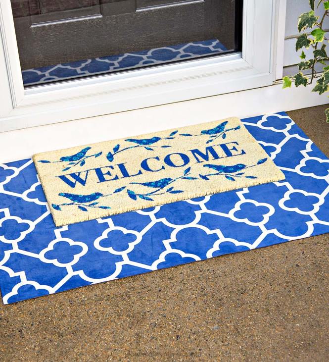 vaibad ja matid 820L1941 tere tulemast linnud kookosmatt Plow & Hearth