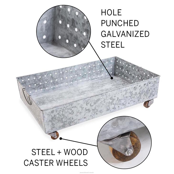 vaibad ja matid 820L1942 tsingitud terasest valtsimisalus Plow & Hearth