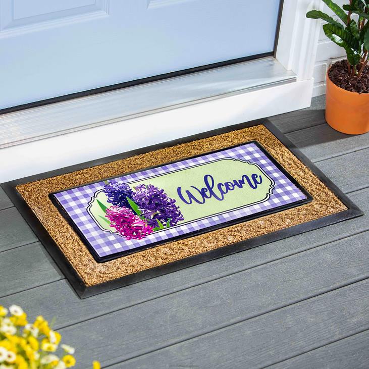 vaibad ja matid 820L1943 kevadhüatsindid sassafras lülitusmatt Plow & Hearth