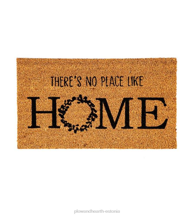 vaibad ja matid 820L1951 pole sellist kohta nagu kodu dekoratiivne kookosmatt Plow & Hearth